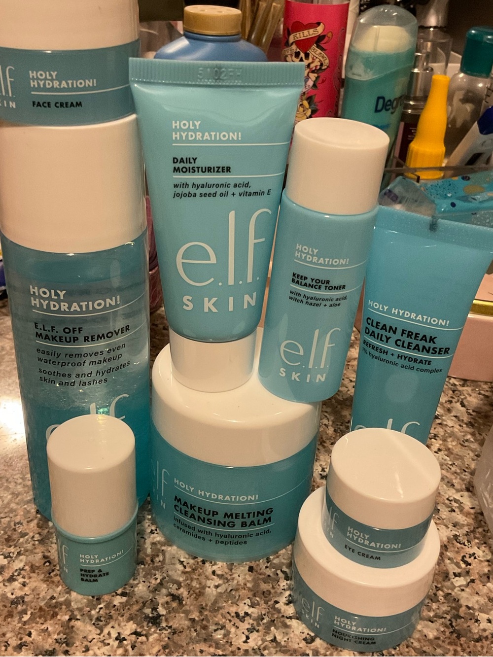 ELF Holy Hydration! Skincare Set in Aqua Blue